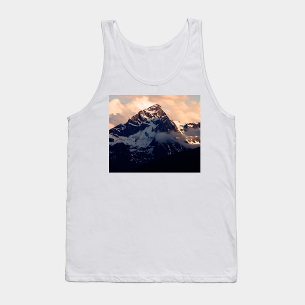 Snowy Peaks Tank Top by StevenElliot